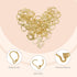 100Pcs 14K Gold Filled Leverback Earwires French Earring Hooks,Hypoallergenic Dangle Ear Wire Findings for DIY Jewelry Making Supplies (Gold-Frenc...