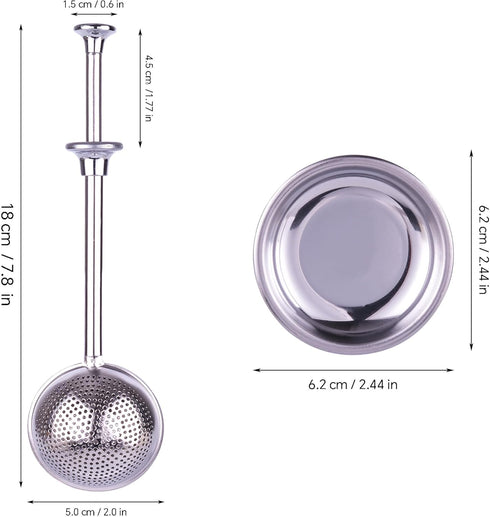 Sugar Shaker, Flour Sifter, Flour Duster for Baking, 304 Stainless Steel Powdered Sugar Spring Duster for Baking, Sifting Sugar, Flour, Spices and...