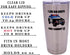 Rogue River Tactical Funny Police Officer Large 20 Ounce Travel Tumbler Mug Cup with Lid I Like Big Busts Thin Blue Line PD Gift...