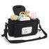 Accmor Universal Stroller Organizer with Insulated Cup Holder and Shoulder Strap, Stroller Caddy Bag Stroller Cup Holder Attachment for Uppababy, ...