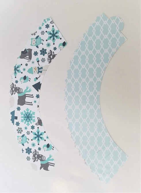 Winter Wonderland Friends Cupcake Wrappers - Set of 12...