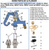 850 Sb Parts Kit Yard Water Hydrant Repair Kits & 8842 Plunger Fit for Simmons 800LF 800SB 4800LF 5800LF 6800LF Series Frost Proof Landscape Outdo...