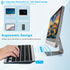 Bluetooth Keyboard, Ultra-Slim Wireless Keyboard for iPad, Rechargeable Ergonomic Computer Keyboard for iOS, Android, Windows PC Tablets Phone, Bl...