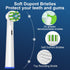 Replacement Toothbrush Heads Compatible with Oral B Braun Pro 1000 Smart 1500 Toothbrush,4PC Electric Clean Brush Heads Refill for Cross/Floss/Sen...