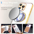 Misscase for iPhone 15 Pro Max Magnetic Glitter Case Compatible with MagSafe,Full Protection Slim Shockproof Anti-Scratch Case with Camera Lens Pr...