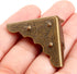 Dophee 8Pcs Antique Brass Jewelry Box Corner Case Chest Corner Protector Guard Edge Cover...