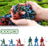 Shindel 300PCS Army Men Toy Soldiers, Army Men Action Figures Men Soldier Playset 3 Colors Plastic Soldiers for Boys Birthday Gift...