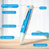 2 Pieces Christmas Light Tester Voltage Bulb Tester Detector Pen Led Voltage Tester Pen with Led Flashlight Buzzer Alarm Electroscope Range 90v - ...