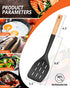 Pack of 2 Silicone Spatula, Non Stick Cooking Utensil Set Wooden Handle Kitchen Turner for Baking Mixing Grilling Serving Food Heat Resistant Non ...