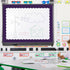 Whaline 65.6ft Purple Bulletin Board Borders 4 Rolls Purple Series Die-Cut Board Trim for School Classroom Office Chalkboard...