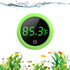 Fish Tank Thermometer, PAIZOO LED Aquarium Thermometer Digital Accurate Temperature Gauge, Stick-on Digital Thermometers Aquarium Accessories Suit...