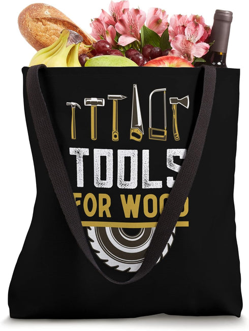 It's My Tools For Wood Electric Tool Table Saw Tote Bag...