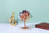 Jovivi Natural 7 Chakra Healing Crystals Tree on Agate Slice Base Healing Stones Gem Money Tree for Feng Shui Home Office Table Decorations...