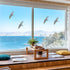 Anti Collision Window Stickers for Birds, Glass Window Decals Clings for Bird Strikes, Stop Birds from Hitting Windows, Seagull, 16 Pieces...