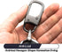 MECHCOS Metal Keychain Car Fob Key Chain Holder Clip with Detachable Valet Key Ring & Anti-Lost D-Ring for Men and Women - Gunmetal...