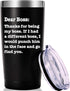 AMZUShome Thanks For Being My Boss Travel Mug Tumbler.Boss Day Gifts Office Gifts.Moving Appreciation Retirement Birthday Christmas Gifts For Men ...