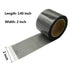 2"x140" Screen Repair Kit, Door Window Screen Repair Tape Fiberglass Covering Mesh, 3-Layer Strong Adhesive and Waterproof Repair Holes Tears, Bla...