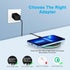 15W Wireless Charger, Qi Charging Pad Compatible with Samsung S23 S22 S21 S20(5G) S10, Z Fold Z Flip, Note 20 10, Google Pixel 7 6 5 4 3 Pro XL, i...