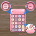 MOFII Wireless Number Pads - Pink Numeric Keypad 18 Keys USB 2.4G Round Keycap Colorful Extensions Keypads, Financial Accounting Portable Numpad 1...