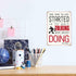 Disney Mickey Mouse Embossed Metal Sign - Retro Mickey Mouse Wall Art With Inspiring Walt Disney Quote...