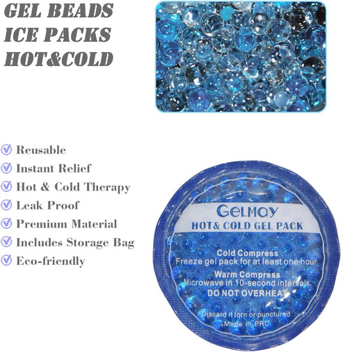 Ice Eye Patches for Puffy Eyes, Cooling Medical Eye Patch Pad Gel Pack Cover Eyepatch Cold Hot Therapy Eye Bags Dark Circles After Surgery Adult K...