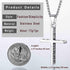 MAIBAOTA 8 Pcs Necklace for Men, Mens Necklaces Jewelry Set, Black and Silver Stainless Steel Necklace, Cross Pendant Necklace, 16-24 inches Chain...
