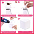 Tianhui Square Tin Can Empty Cube Steel Box Storage Container kit 65mm Series for Treats, Gifts, Favors, Loose Tea, Coffee and Crafts, Rose Gold, ...