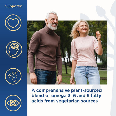 Purity Products Omega 3-6-9 Vegan and Vegetarian Omega Formula - “5 in 1” Essential Fatty Acid Complex - Scientifically Formulated Plant-Based Ome...