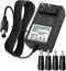 24V or 25.2V AC/DC Massage Gun Adapter Charger with 25.2V 0.8A 1A Massage Guns Power Supply Cord Cable (6.6Ft)...