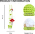 2PCS Crochet Frog and Mushroom Ornament, Accessories for Rear View Window, Handmade Hanging Car Charm, Automotive Interior Decorations, House Deco...