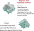 GATERON Keyboard Switches Tester 20PCS, Melodic Magnetic Jade Beer Quinn Mini i Smoothies Switches RGB LED for Mechanical Keyboard (20PCS)...