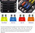 SOYOND 12 Volt Fuse Block, Boat Marine Fuse Block Panel with LED Warning Indicator Damp-Proof Cover 6 Circuits Fuse Box with Negative Bus Fuse Pan...