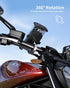 Kewig Motorcycle Phone Mount, Bike Phone Mount with Quick Install Handlebar Clamp, Scooter ATV Motorcycle Cell Phone Holder Cradle with Aluminum A...