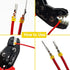 Crimping Tool with Ratchet, Ratcheting Wire Crimper Tool for Open Barrel Terminal Connectors, Electrical Crimping Tool, Crimping Pliers for 20-14 ...