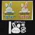 Bow Rabbit Metal Die Cuts, Easter Rabbit Bowtie Bow Cutting Dies Cut Stencils for DIY Scrapbooking Album Decorative Embossing Paper Dies Card Maki...
