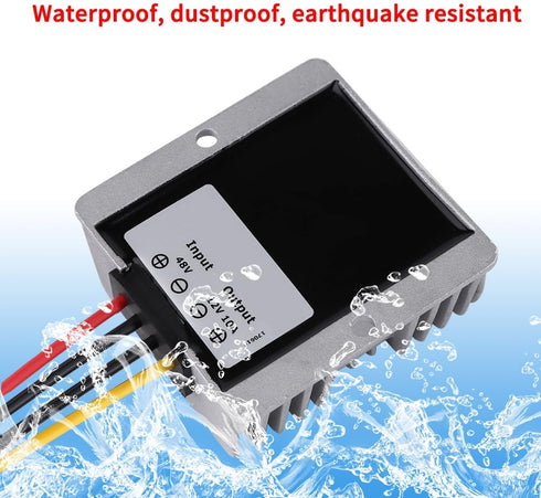 DC DC Converter 48V to 12V, Power Source Voltage Step Down Converter 10A 120W DC to DC Converter 48V to 12V Voltage Buck Converter...