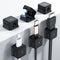6 Pack Cord Organizer Magnetic Cable Clips Adhesive Cable Management Phone Wire Holder Keeper Organizer for Home Office Desk Car Nightstand, Black...