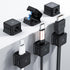 6 Pack Cord Organizer Magnetic Cable Clips Adhesive Cable Management Phone Wire Holder Keeper Organizer for Home Office Desk Car Nightstand, Black...