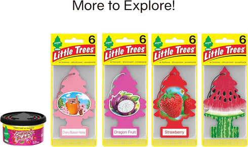 LITTLE TREES Air Fresheners Car Air Freshener. Hanging Tree Provides Long Lasting Scent for Auto or Home. Wild Cherry, 24 Air Fresheners...