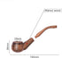 Dr. Watson - Wooden Tobacco Pipes, Set of 3, Classic Shape, Handmade from Natural Wood...