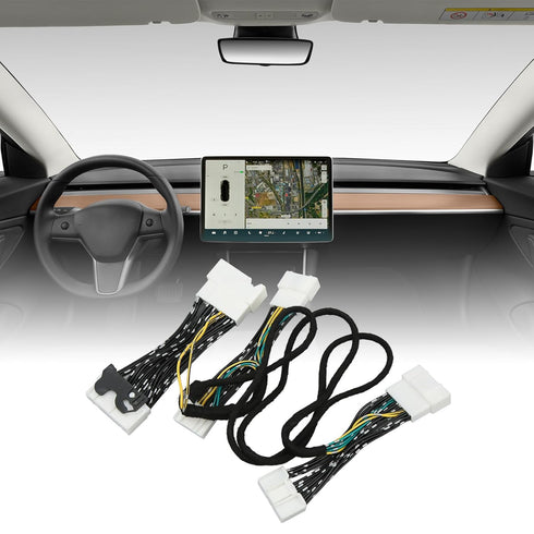 Inactive Speaker Activation Wire Harness Audio Inactive Activation Wire Harness Speaker Modification Kit Replacement for Model 3 2021...