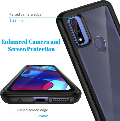 seacosmo Designed for Moto G Play 2023/Moto G Power 2022/Moto G Pure Case, Full Body Shockproof Cover?with Built-in Screen Protector Slim Lightwei...