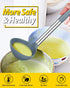 Pack of 2 Ladle Spoon,Silicone Large Spoon for Soup,Non Stick Kitchen Utensils with High Heat Resistant,BPA Free Perfect Kitchen Tools for Cooking...