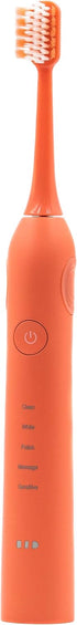 Ooak Electric Toothbrush with 5 Brushing Modes with 2 Advanced Heads - Coral...