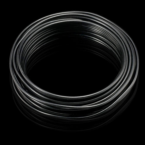 Aluminum Wire Black 9 gauge wire 3.0 mm 32.8 ft(10 M) Sculpture Metal Wire,Armature Wire for Clay,Wire for jewelry wire...