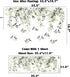 Hanging Vine Foral Window Clings Wall Stickers, PVC Double-Sided Flower Leaf Anti Collision Removable Window Decals, Window Decals for Home Party ...
