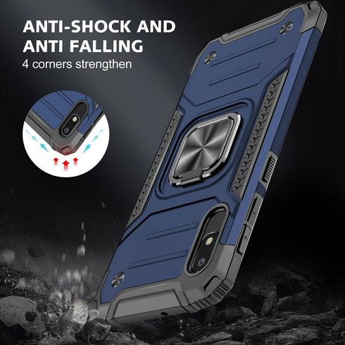 for Samsung Galaxy A10E Case Military Grade Built-in Kickstand Case Holster Armor Heavy Duty Shockproof Cover Protective for Samsung Galaxy A10E P...