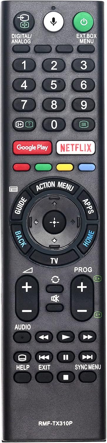 RMF-TX310P Replaced Voice Remote Control Compatible with Sony TV KD-75X8000G KD-65X8000G KD-55X8000G KD-49X8000G KD-43X8000G KD-65X8077G KD-55X807...