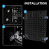 Fish Tank Divider Acrylic Aquarium Divider Kit with 8 Suction Cups Accessories Fish Separator Transparent Plate (Suction Cup Included) 9.8 * 11.8i...