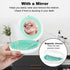 2PCS Retainer Case with Mirror and Adjustable Vent Holes, Cute Slim Aligner Case Compatible with Invisalign, Night Mouth Guard Case, With Retainer...
